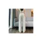 Light Gray Ankle-Length Pants