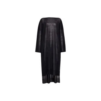 Alaia SS25 Long Sleeved Dress Women's Black