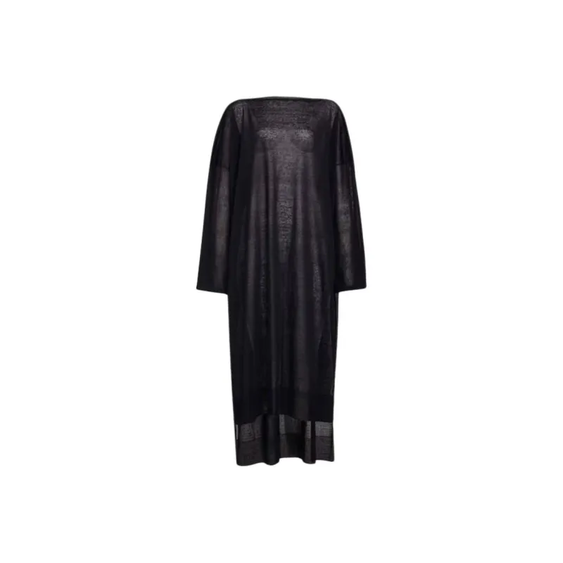 Alaia SS25 Long Sleeved Dress Women's Black-0