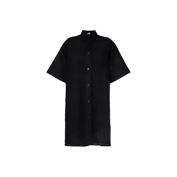 KARL LAGERFELD Short Sleeved Dress Women's Black