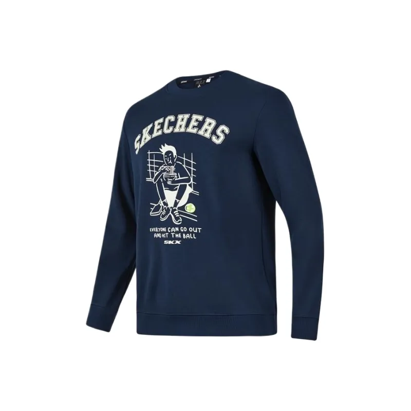 Skechers Sweatshirt Unisex Navy Blue 002Z-0