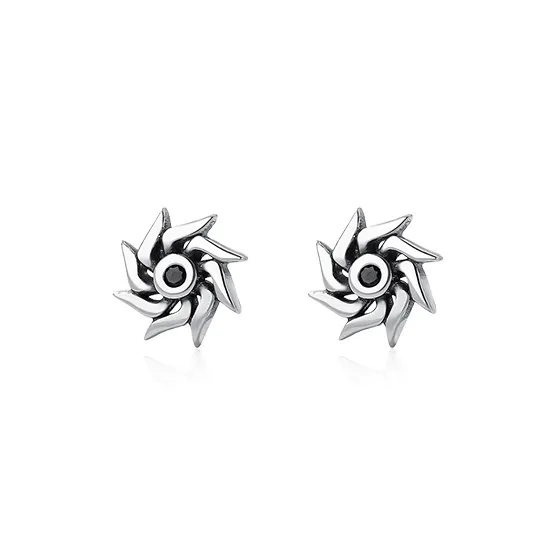 DTOTO 999 Fine Silver Stud Earrings Unisex-0