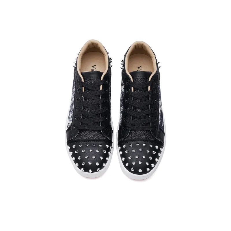 VANSSI Low Top Skateboard Shoes Men's-4