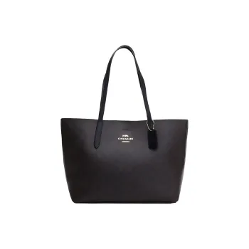 COACH Avenue Canvas With Leather Tote Bag, Shopping Bag, Handbag, Shoulder Bag Women's