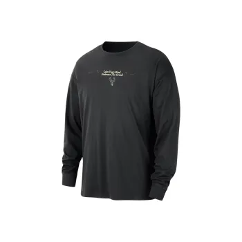 Nike Milwaukee Bucks Courtside Men's Nike Nba Max90 Long Sleeve T Shirt