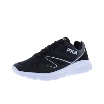 FILA Memory Panorama 8 Anti Slip Wear Resistant Low Top Running Shoes Men's Black