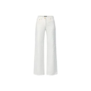 LOUIS VUITTON SS25 Jeans Women's White
