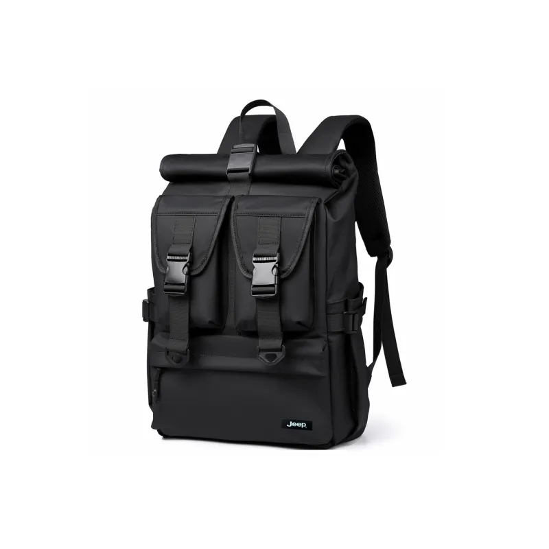 Jeep Nylon Backpack Regular Unisex Multicolor-1