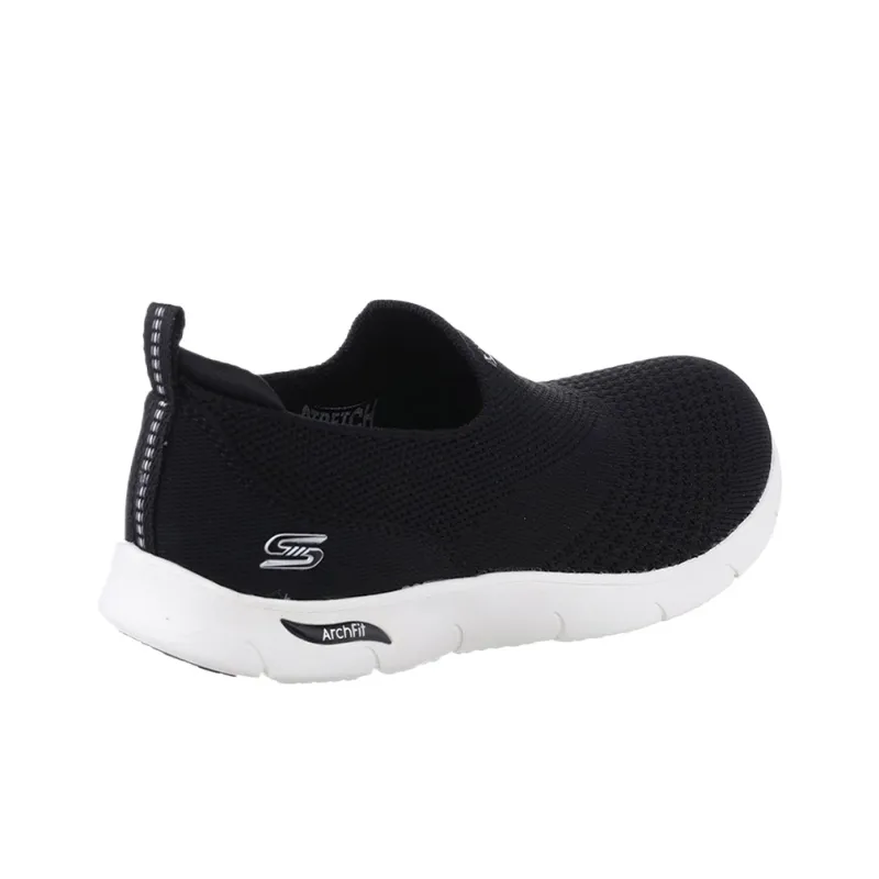 Skechers ARCH FIT REFINE Low Top Casual Shoes Women's Black-2