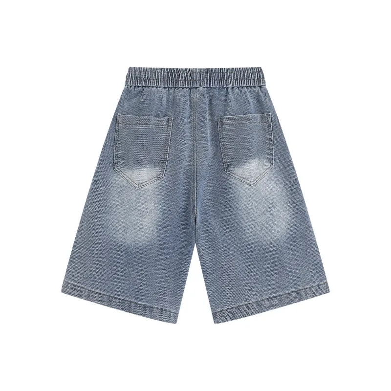 MUSCLETECH Denim Shorts Unisex-1