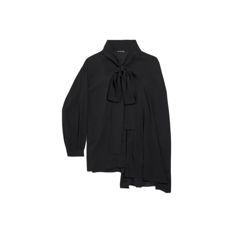 Balenciaga Shirt Loose Fit Women's Black-0