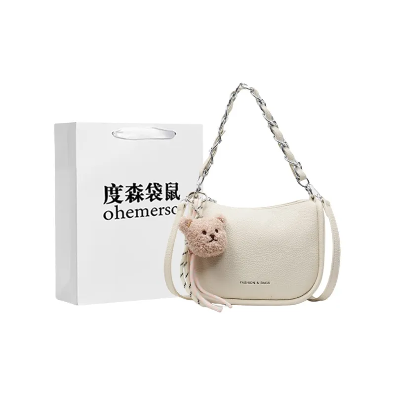 Dusen Kangaroo PU Shoulder Bag Regular Women's Multicolor-0