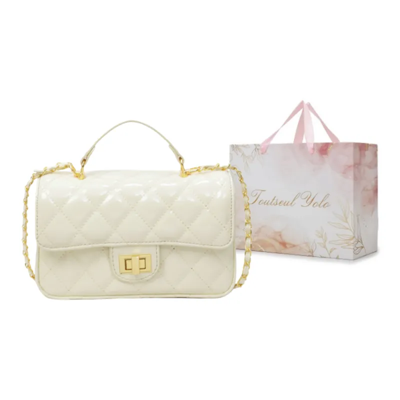 TOUTSEUL YOLO PU Handbag Women's Ecru/Yellow/Black/Burgundy/Pink-36