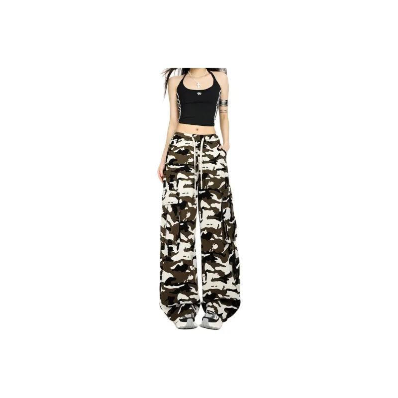 Concubine Zhu Jeans Women's Camouflage-0