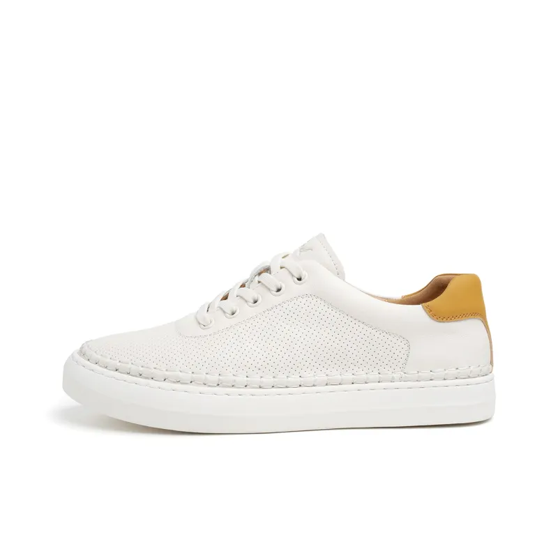 FED Low Top Skateboard Shoes Men's White-0