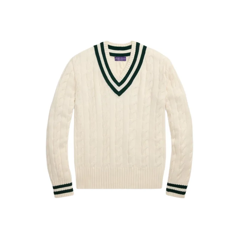 Ralph Lauren Purple Label Cashmere Sweater Men's White-0