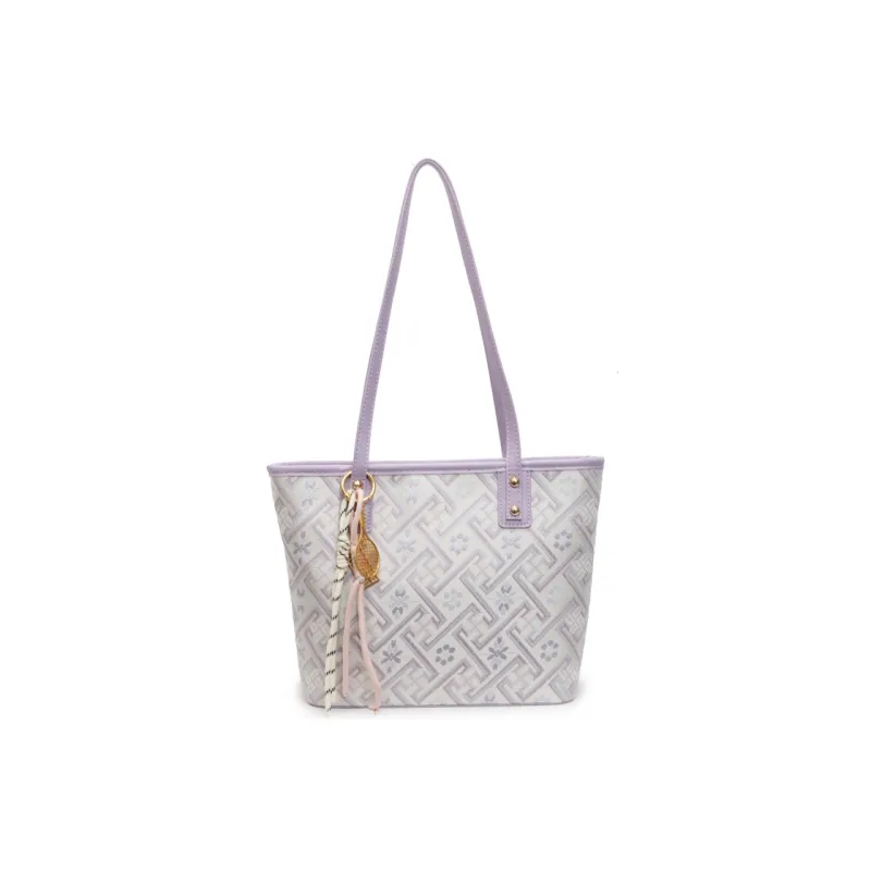 Miss Angel Fabric Shoulder Bag Women's Multicolor-11