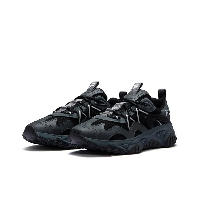 FILA FUSION FREEROAM Hiking Shoes Low Top Casual Shoes Men's Shadow Black Gray-1