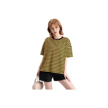 FAWENXIANGZI Drop Shoulder Sleeve T Shirt Women's