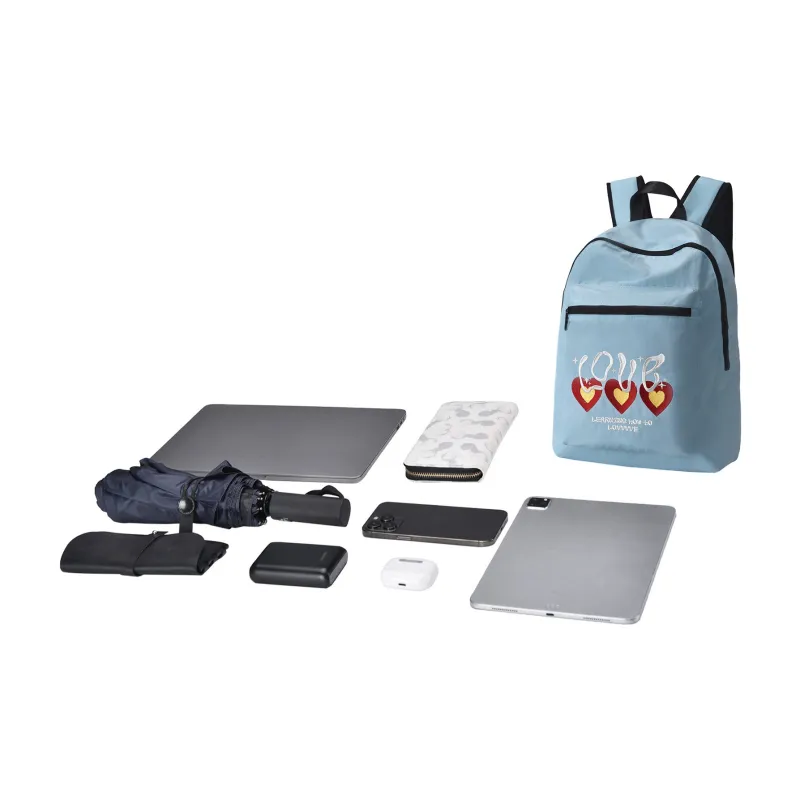DRACONITE Polyester Backpack Regular Unisex Blue-4