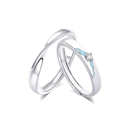 KUMET Sterling Silver Rings Unisex