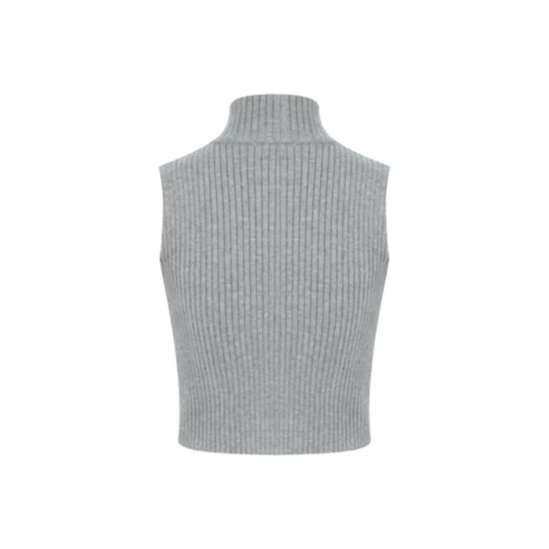 DOKZB Tank Tops Women's Gray-1