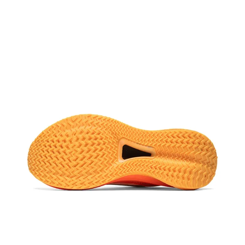 NFL Low Top Running Shoes Men's White Orange Red-5