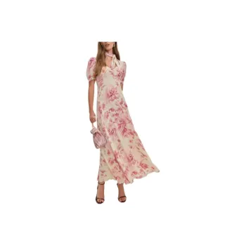 REFORMATION Chrissie Dress Short Sleeved Dress Women's