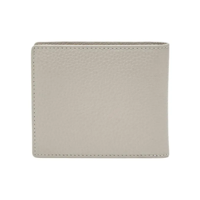 DIESEL Cow Leather Wallet Trumpets Men's Light Gray-1