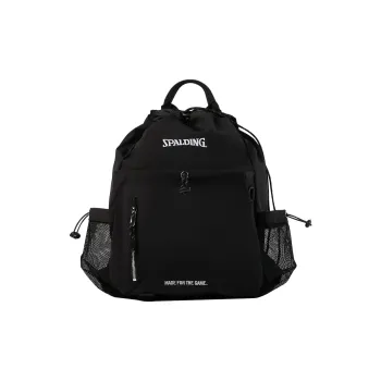 SPALDING Polyester Backpack Regular Unisex Black