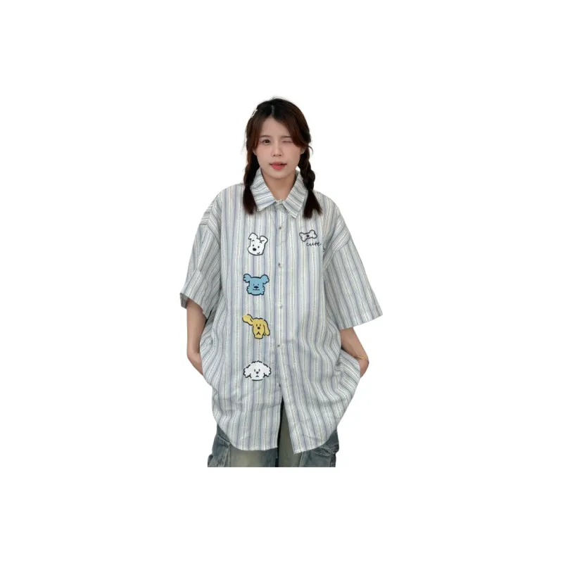 FOMOCE Shirts Unisex White Stripes-0