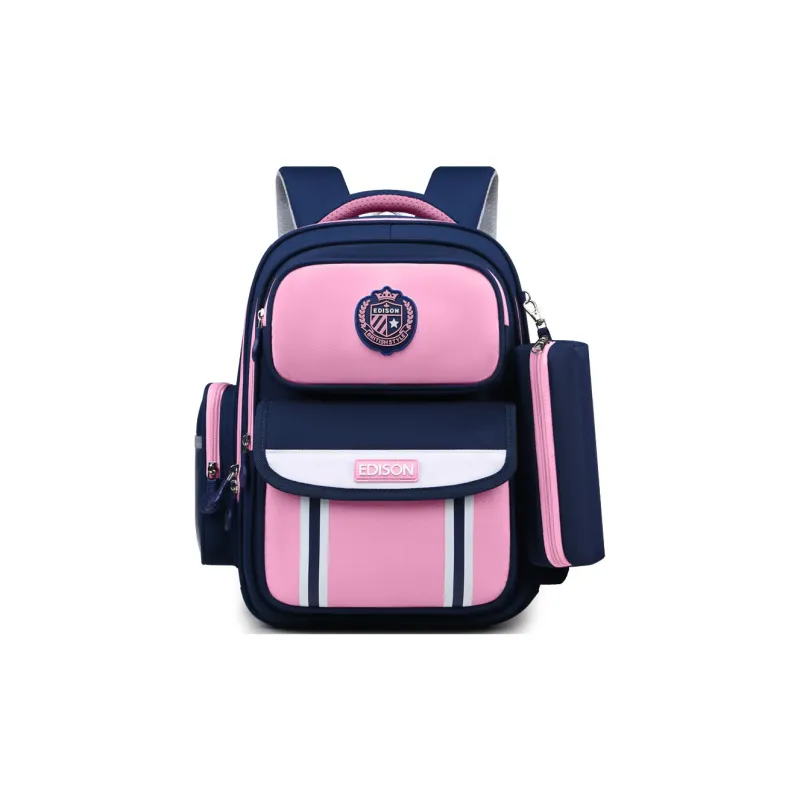 EDISON Repellent Oxford Cloth Backpack Student Backpack Kids' Royal Blue/Sky Blue/Pink/Purple-8