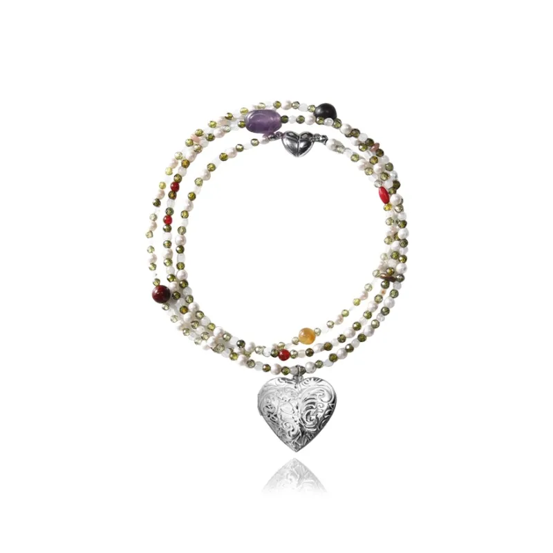 MUYANG Titanium Steel Necklaces Women's-0