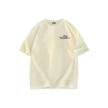 A02 T Shirts Unisex Light Beige Apricot