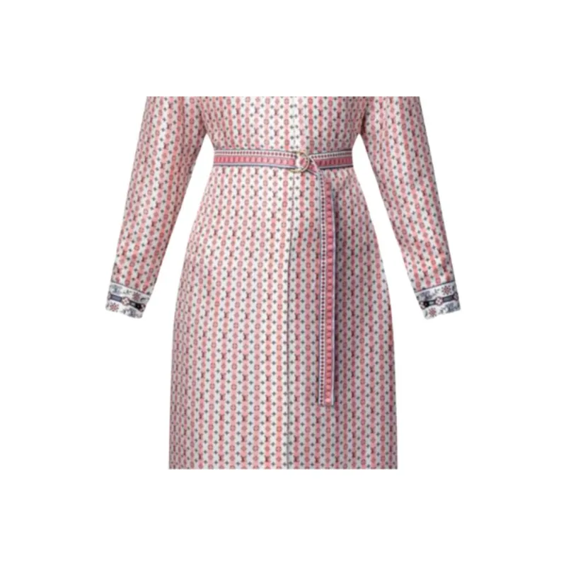 LOUIS VUITTON Scarf Print Shirt Dress-1