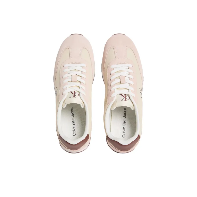 CKJ CALVIN KLEIN JEANS Low Top Casual Shoes Women's Pink-3