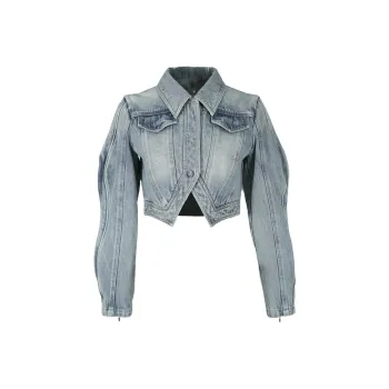 GIMING Denim Jackets Women's Blue