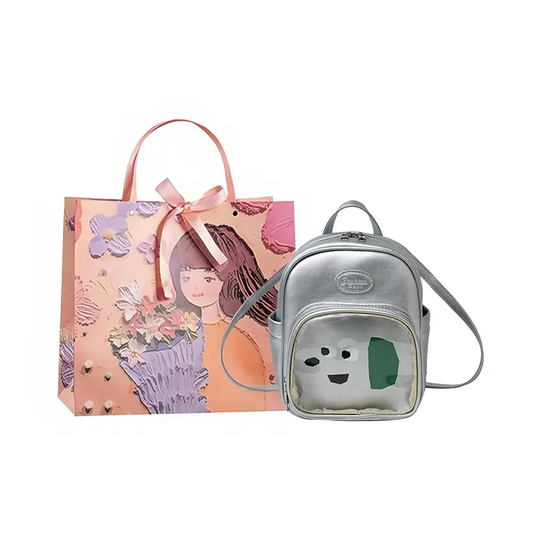 PARK DANCE PU Backpack Women's Multicolor-5