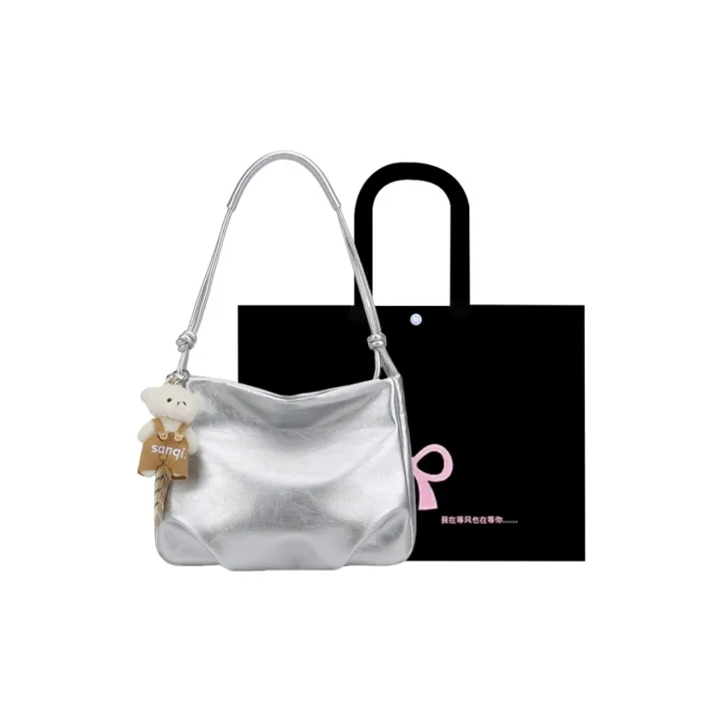 HACIN PU Shoulder Bag Women's Multicolor-4