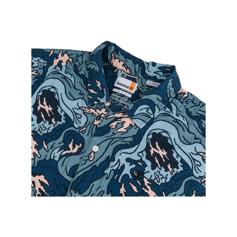 Timberland Shirt Men's Navy Blue-2