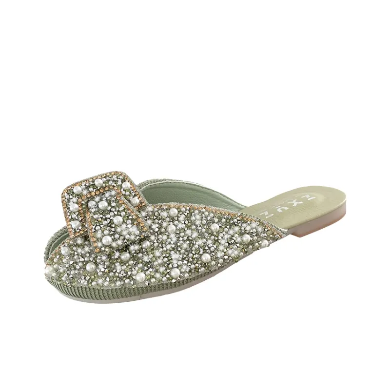 WUJI Slip Resistant Abrasion Resistant Closed Toe Slippers Women's-5