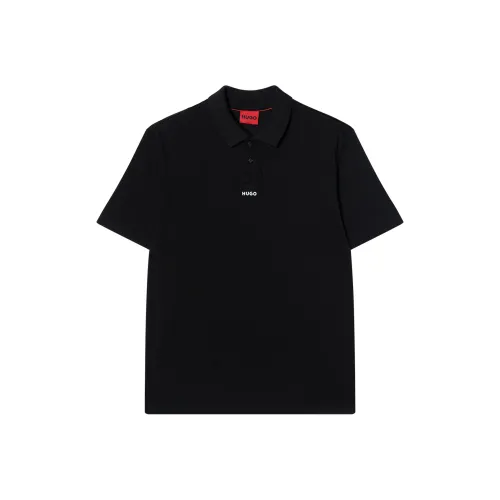 HUGO BOSS Logo print Cotton Polo Shirt