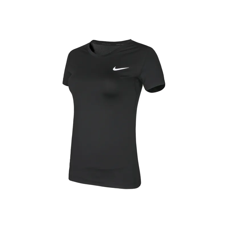 Nike Dri FitPro T Shirt Women's Black-2