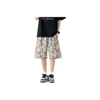 CLOR Casual Shorts Unisex Embroidery Panda