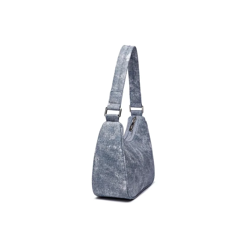 Pepsi PU Shoulder Bag Women's Denim Blue/Silver-3