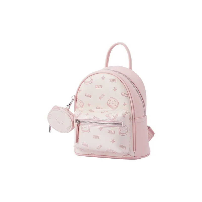 SEM/R PU Students Schooling Commute Small Backpack Women's-1