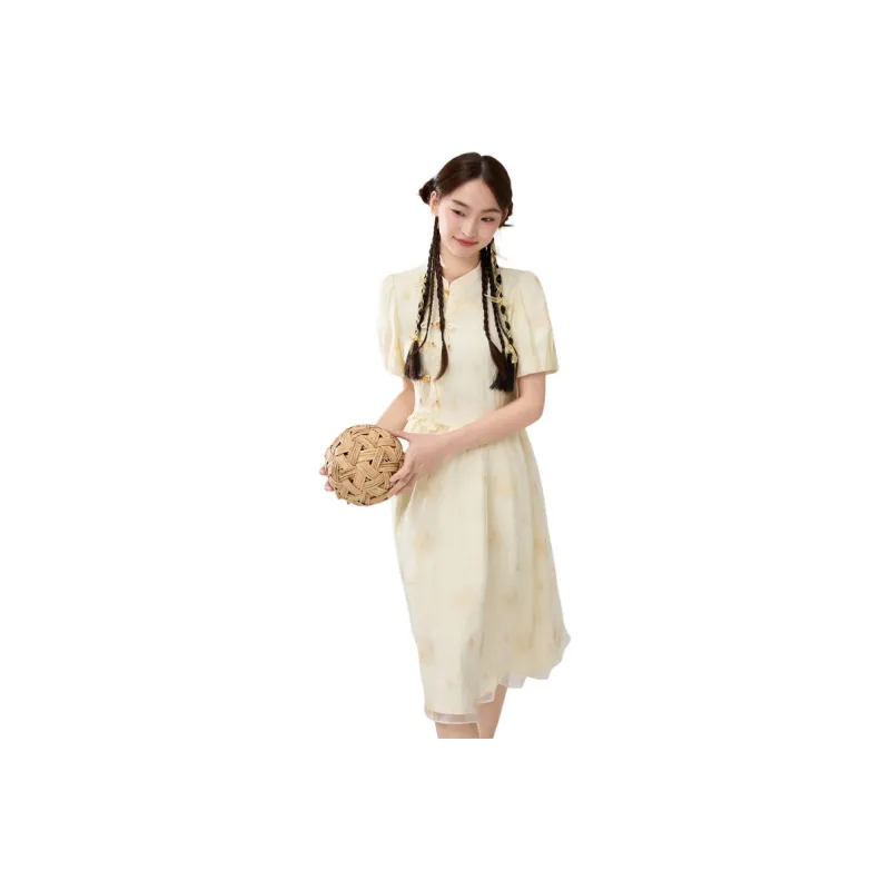 ZIHAN Short Sleeved Dress Women's-0