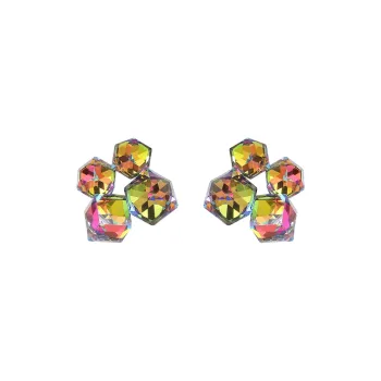 VIOLET Alloy Clip On Earrings Women's