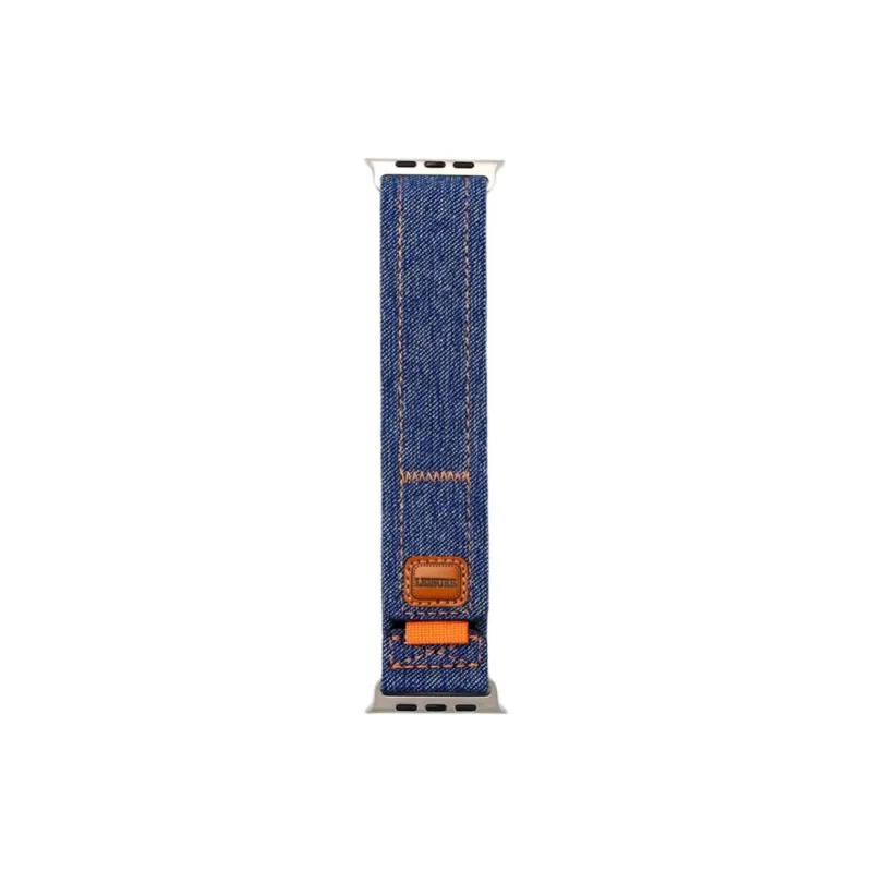 KVZUVUU Apple Compatibility Watch Band 204mm Denim Material-6