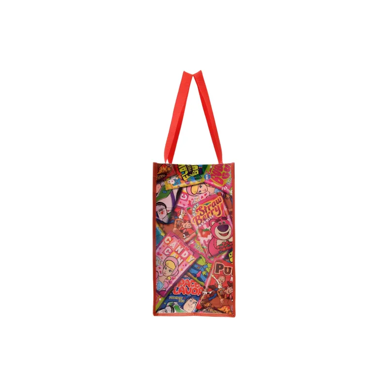 Disney Toy Story Series Polypropylene Tote Bag, Shopping Bag, Handbag Unisex Red-2